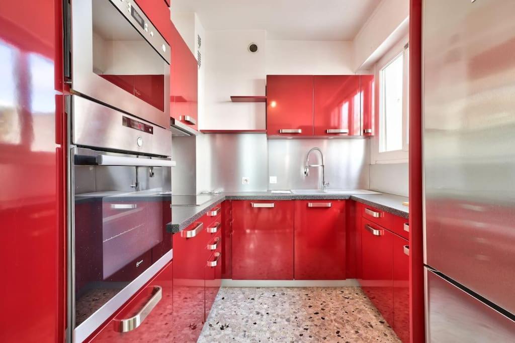 L29 Lenval Beach At 1Min Walk To Sea Front Ac Balcony Nice Exteriör bild